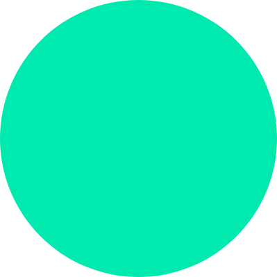 Turquoise Colour Circle